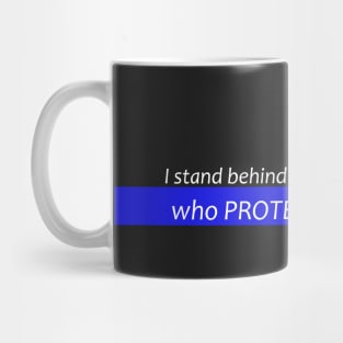 Support the Police, Thin Blue Police Gifts Mug